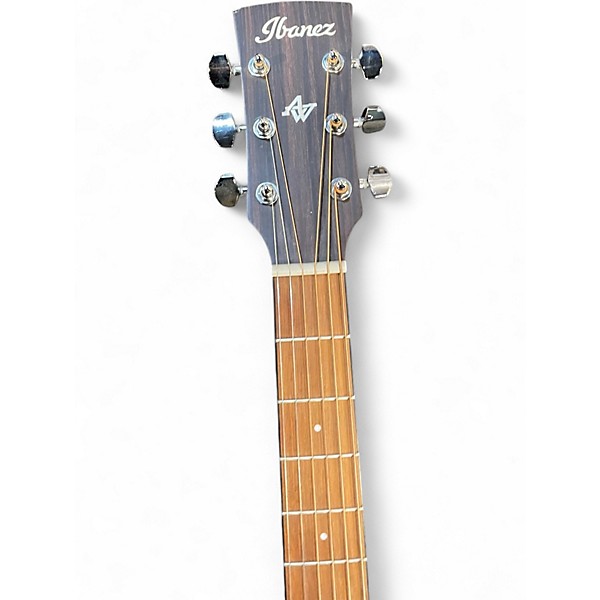 Used Ibanez AW54LCE-OPN Mahogany Acoustic Electric Guitar