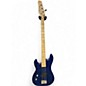 Used Davison ELECTRIC BASS Blue Electric Bass Guitar thumbnail