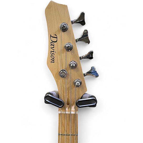 Used Davison ELECTRIC BASS Blue Electric Bass Guitar