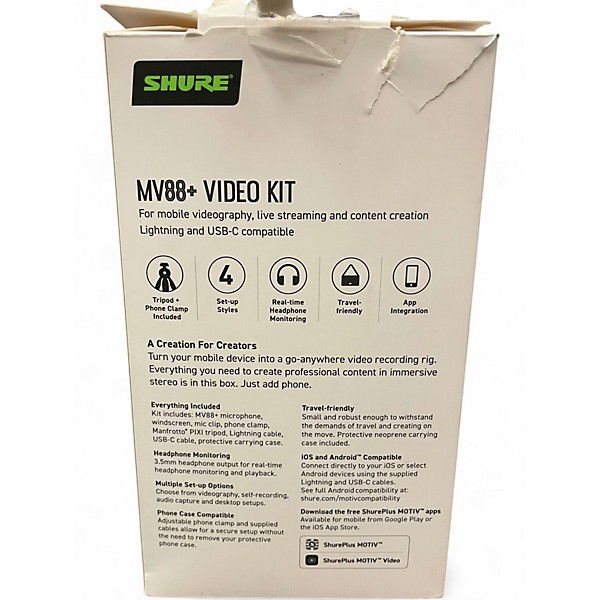 Used Shure MV88+ Condenser Microphone