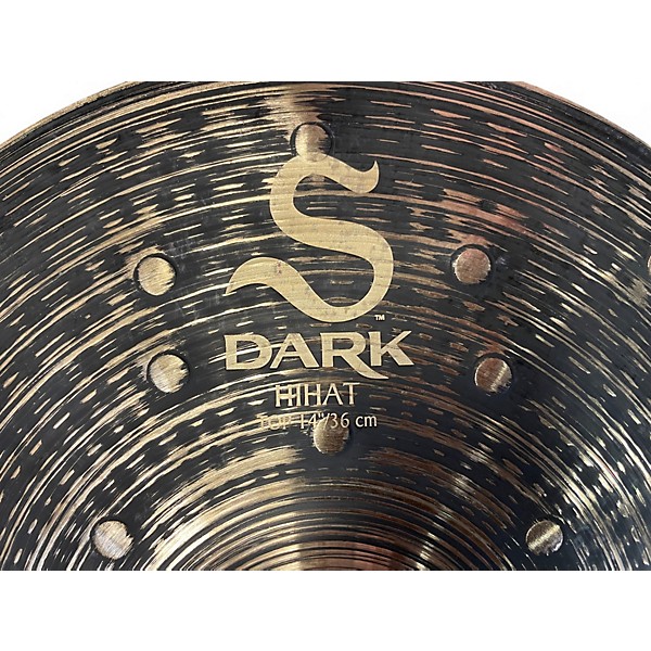 Used Zildjian 14in S Family Dark Hi-Hat Pair Cymbal