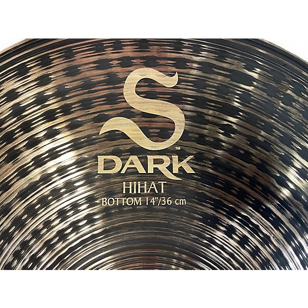 Used Zildjian 14in S Family Dark Hi-Hat Pair Cymbal