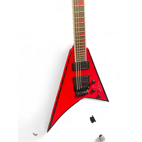 Used Jackson RRX24 RED W/ BLACK BEVELS Solid Body Electric Guitar