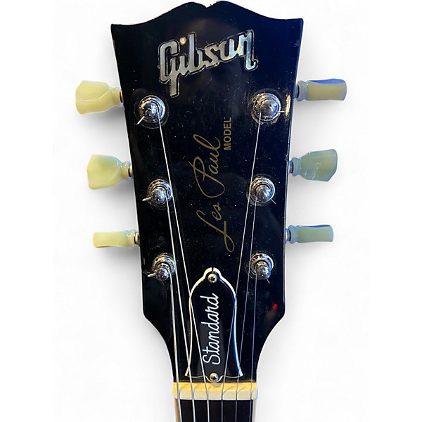 Used Gibson Les Paul Standard Black Solid Body Electric Guitar