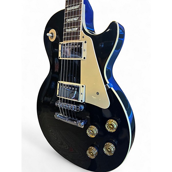 Used Gibson Les Paul Standard Black Solid Body Electric Guitar