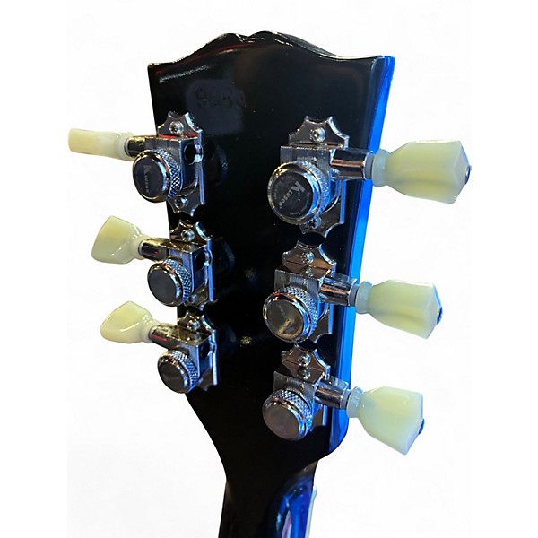 Used Gibson Les Paul Standard Black Solid Body Electric Guitar