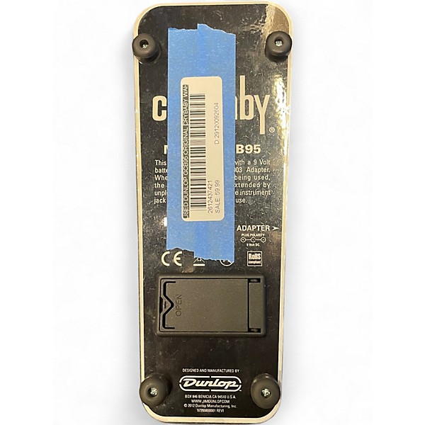Used Dunlop GCB95 Original Crybaby Wah Effect Pedal