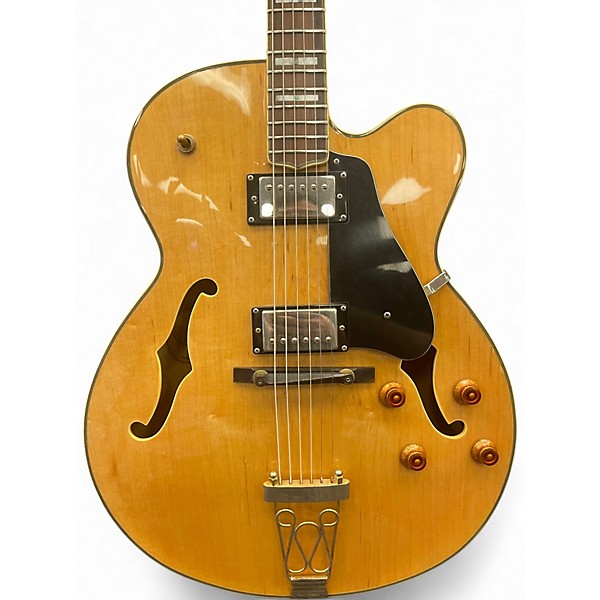 Used Oscar Schmidt OE40N Natural Hollow Body Electric Guitar