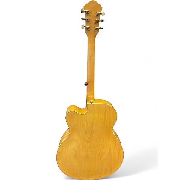 Used Oscar Schmidt OE40N Natural Hollow Body Electric Guitar