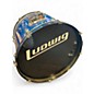Used Ludwig 5 Piece Accent Combo Blue Drum Kit thumbnail