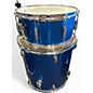 Used Ludwig 5 Piece Accent Combo Blue Drum Kit