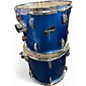 Used Ludwig 5 Piece Accent Combo Blue Drum Kit