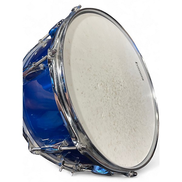 Used Ludwig 5 Piece Accent Combo Blue Drum Kit