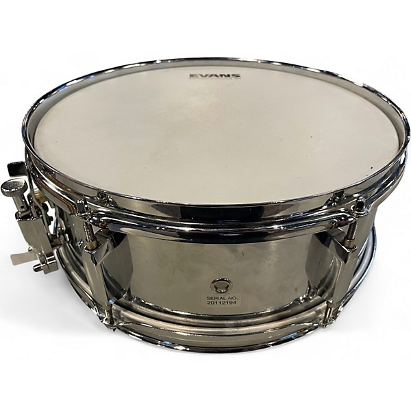 Used Pearl 13X5.5 Steel Shell Silver Drum