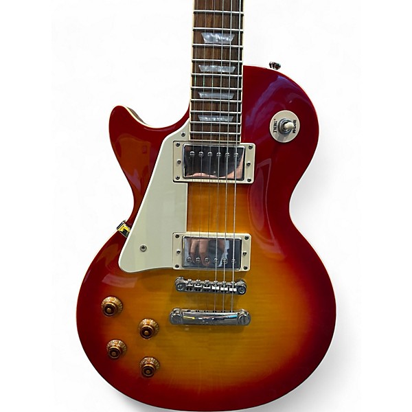 Used Epiphone LES PAUL STANDARD PRO LEFTY 2 Tone Sunburst Solid Body Electric Guitar
