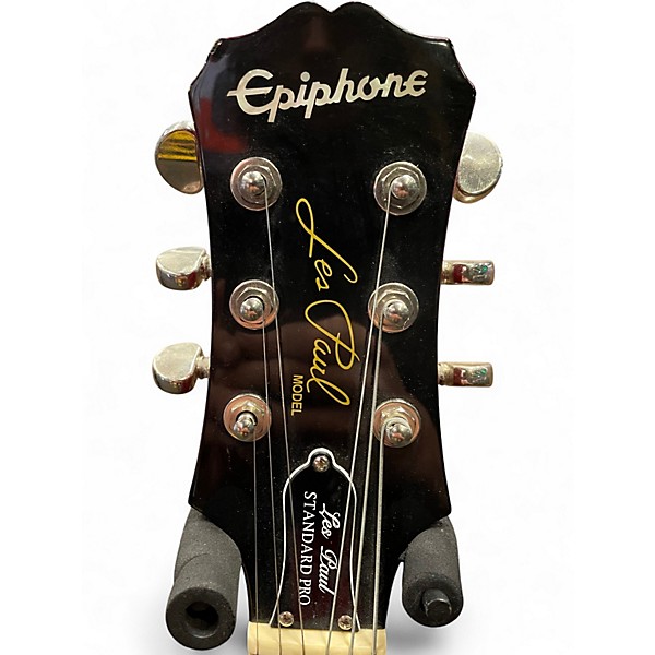 Used Epiphone LES PAUL STANDARD PRO LEFTY 2 Tone Sunburst Solid Body Electric Guitar