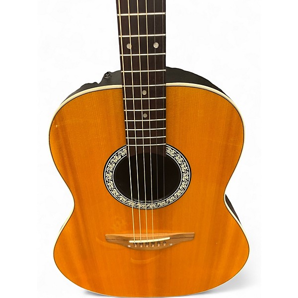Used Ovation 1711 Standard Balladeer Natural Acoustic Electric Guitar