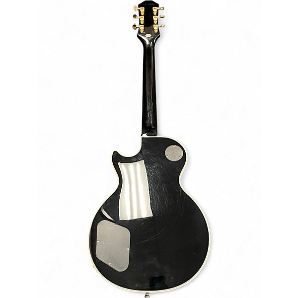 Used Epiphone Les Paul Custom Blackback Pro Antique Ivory Solid Body Electric Guitar