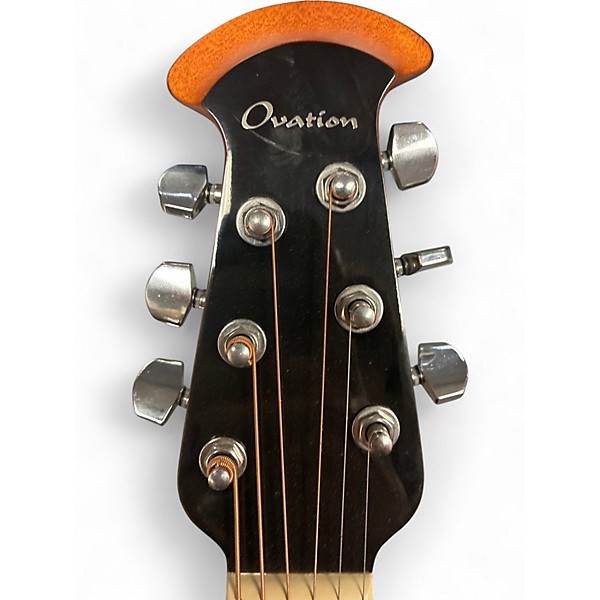 Used Ovation CE48 Celebrity  Brown Sunburst Acoustic Electric Guitar