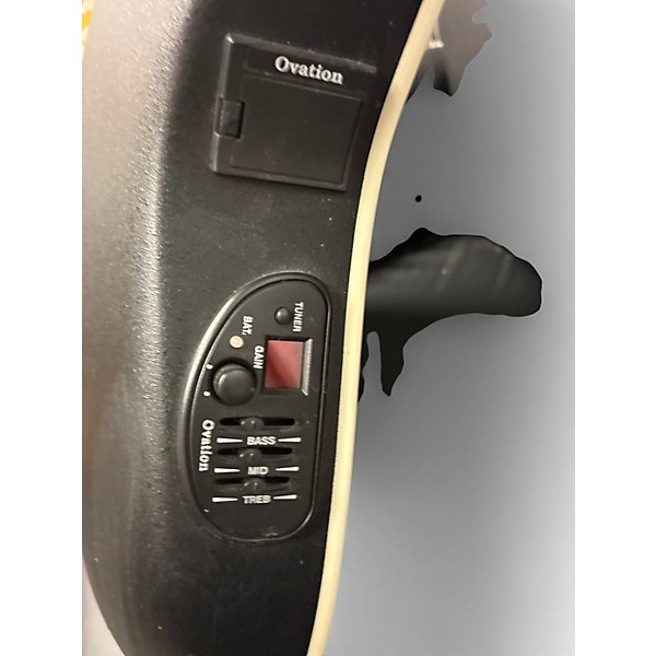 Used Ovation CE48 Celebrity  Brown Sunburst Acoustic Electric Guitar