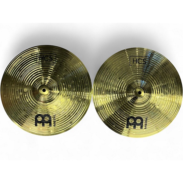 Used MEINL 14in HCS Hi Hat Pair Cymbal