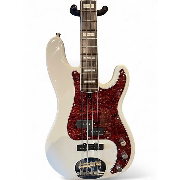 Used Lakland Skyline 44-64 Custom PJ White Electric Bass Guitar