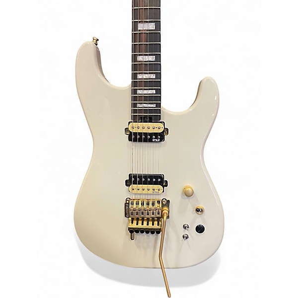 Used Fu-tone FU Pro White Solid Body Electric Guitar