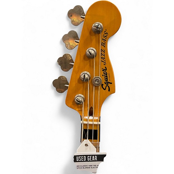 Used Squier Classic Vibe 70s Jazz Bass Butterscotch Blonde Electric Bass Guitar