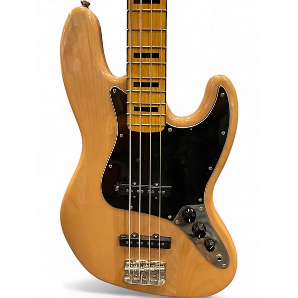 Used Squier Classic Vibe 70s Jazz Bass Butterscotch Blonde Electric Bass Guitar