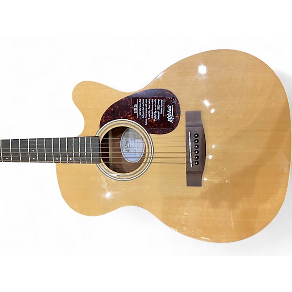 Used Mitchell T313CE Natural Acoustic Electric Guitar