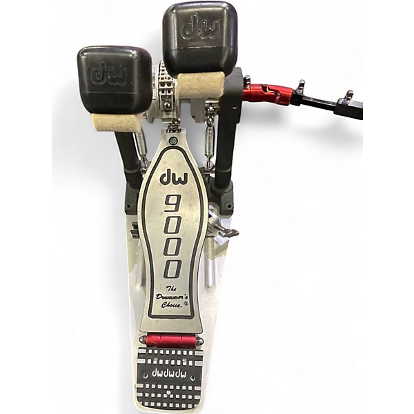 Used DW 9000 Series Double Bass Drum Pedal (Lefty Version) Double Bass Drum Pedal