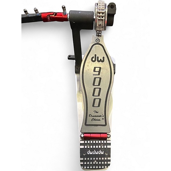 Used DW 9000 Series Double Bass Drum Pedal (Lefty Version) Double Bass Drum Pedal