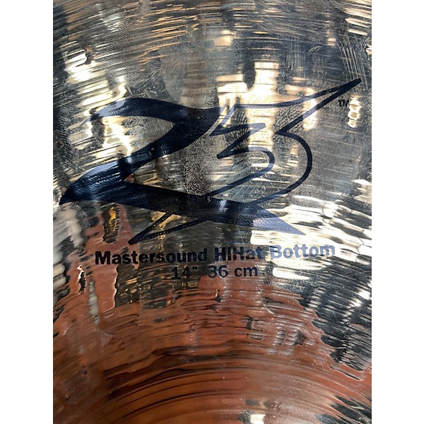 Used 2012 Zildjian 14in Z3 Hi Hat Bottom Cymbal