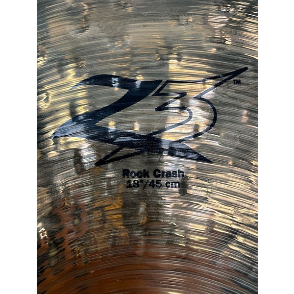 Used 2012 Zildjian 18in Z3 Rock Crash Cymbal