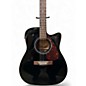 Used Yamaha FX370C Black Acoustic Electric Guitar thumbnail