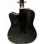 Used Yamaha FX370C Black Acoustic Electric Guitar