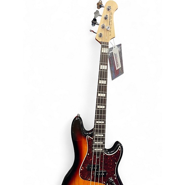 Used Lakland Skyline HH-30 Hutchinson Shortscale Tobacco Burst Electric Bass Guitar