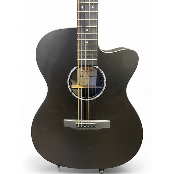 Used Martin X Series Special 000C-X1E Black Acoustic Electric Guitar