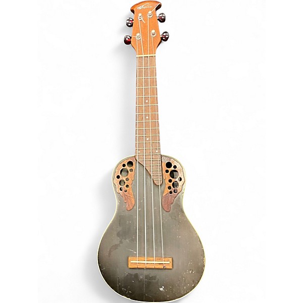 Used Applause UAE20 Deluxe Soprano Black Ukulele