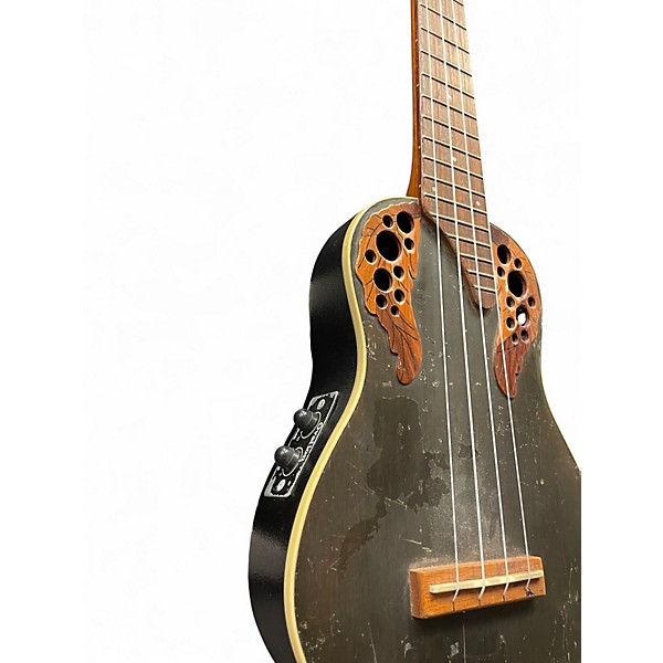 Used Applause UAE20 Deluxe Soprano Black Ukulele