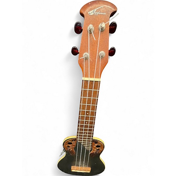 Used Applause UAE20 Deluxe Soprano Black Ukulele
