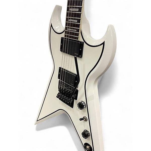 Used Dean SPLIT TAIL FLOYD ZAKK WYLDE Black and White Solid Body Electric Guitar