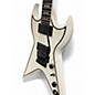 Used Dean SPLIT TAIL FLOYD ZAKK WYLDE Black and White Solid Body Electric Guitar