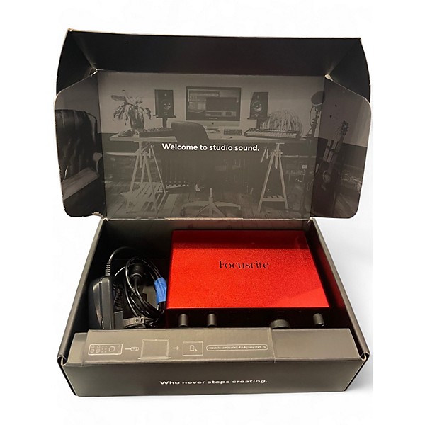 Used Focusrite Scarlett 4i4 Audio Interface