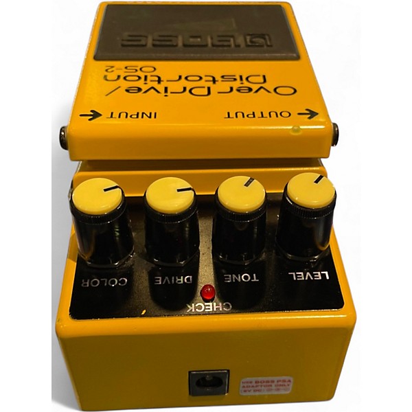 Used BOSS OS2 Overdrive Distortion Effect Pedal