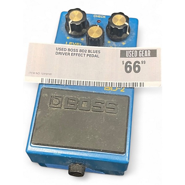 Used BOSS BD2 Blues Driver Effect Pedal