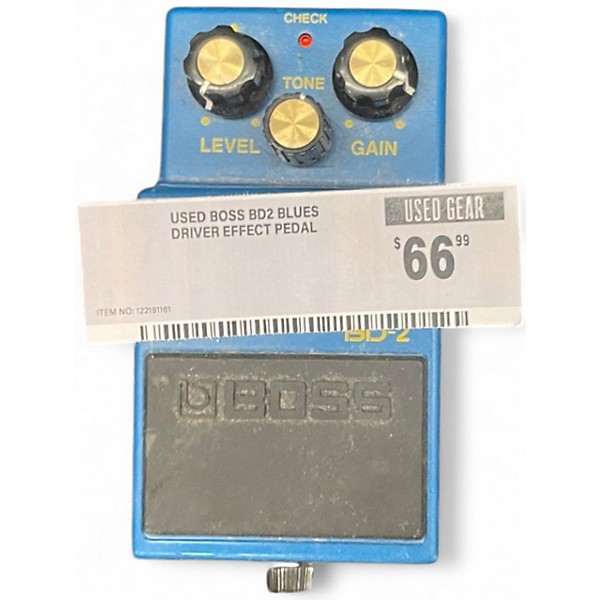 Used BOSS BD2 Blues Driver Effect Pedal