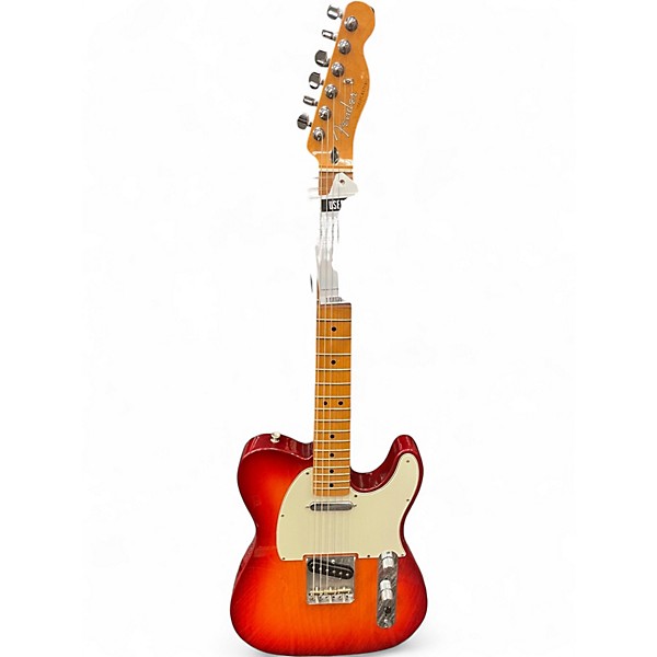 Used Fender SPECIAL DELUXE ASH TELECASTER Dark Cherry Burst Solid Body Electric Guitar