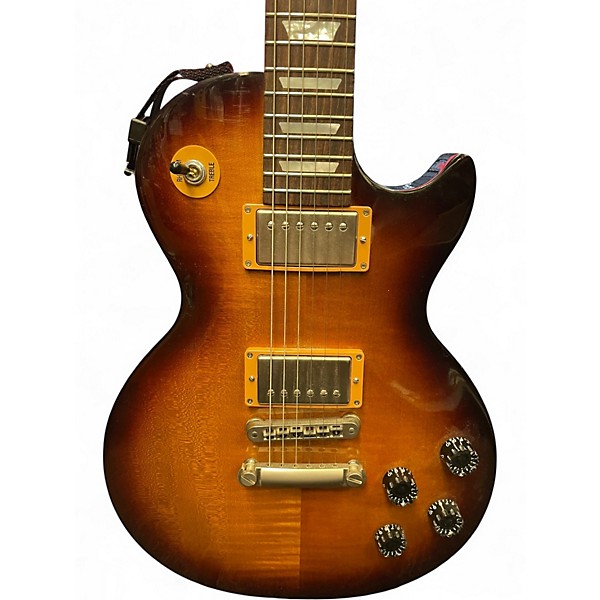 Used 2015 Gibson Les Paul Studio 2015 Tobacco Sunburst Solid Body Electric Guitar
