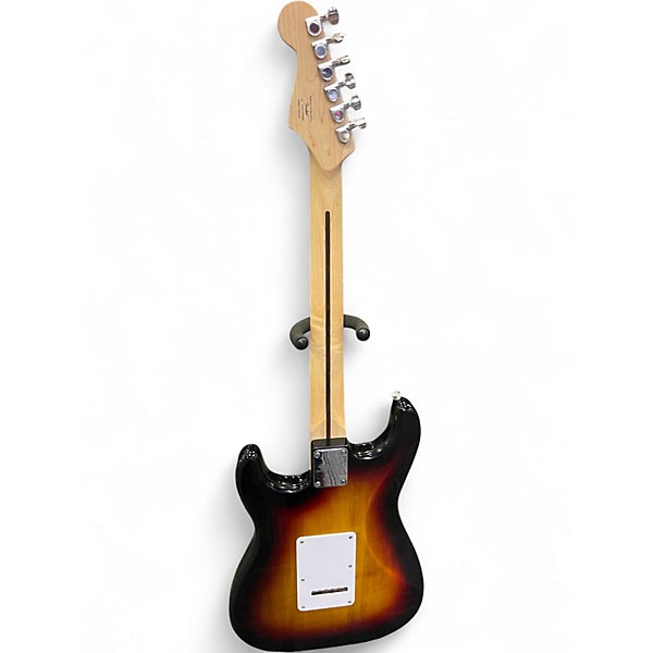 Used Squier Standard Stratocaster 3 Color Sunburst Solid Body Electric Guitar